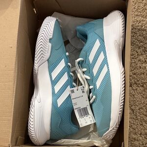 Adidas GameCourt 2 W Light Blue/White Tennis Shoes